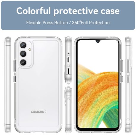 Galaxy A25 5G Clear Cover - Shockproof Candy Series