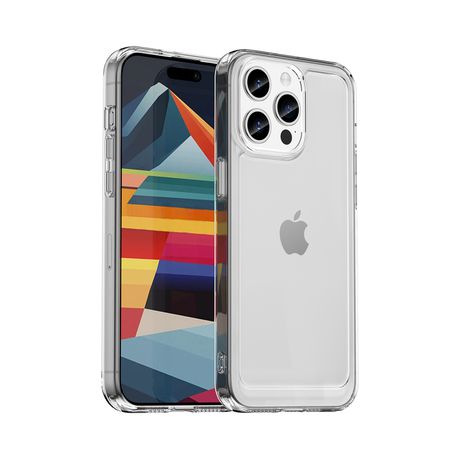 iPhone 15 Pro Max Shockproof Candy Series Clear Cover