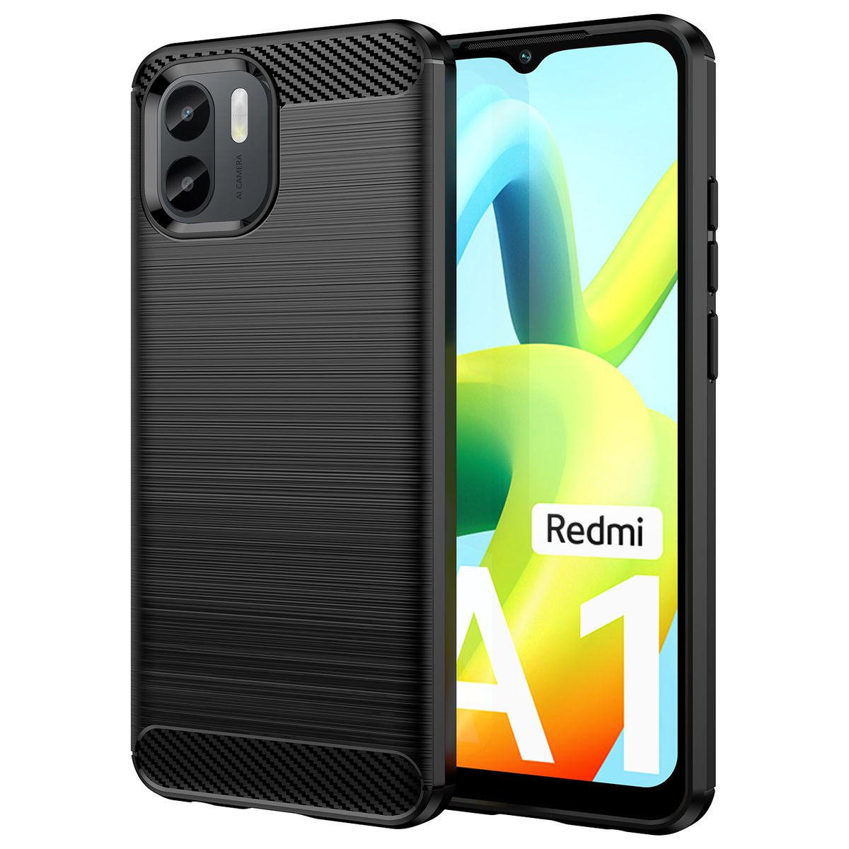 Redmi A2 / A1 Carbon Fiber Design Cover