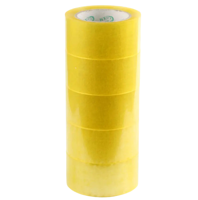 CellTime 5 Rolls Clear Packaging Buff Tape