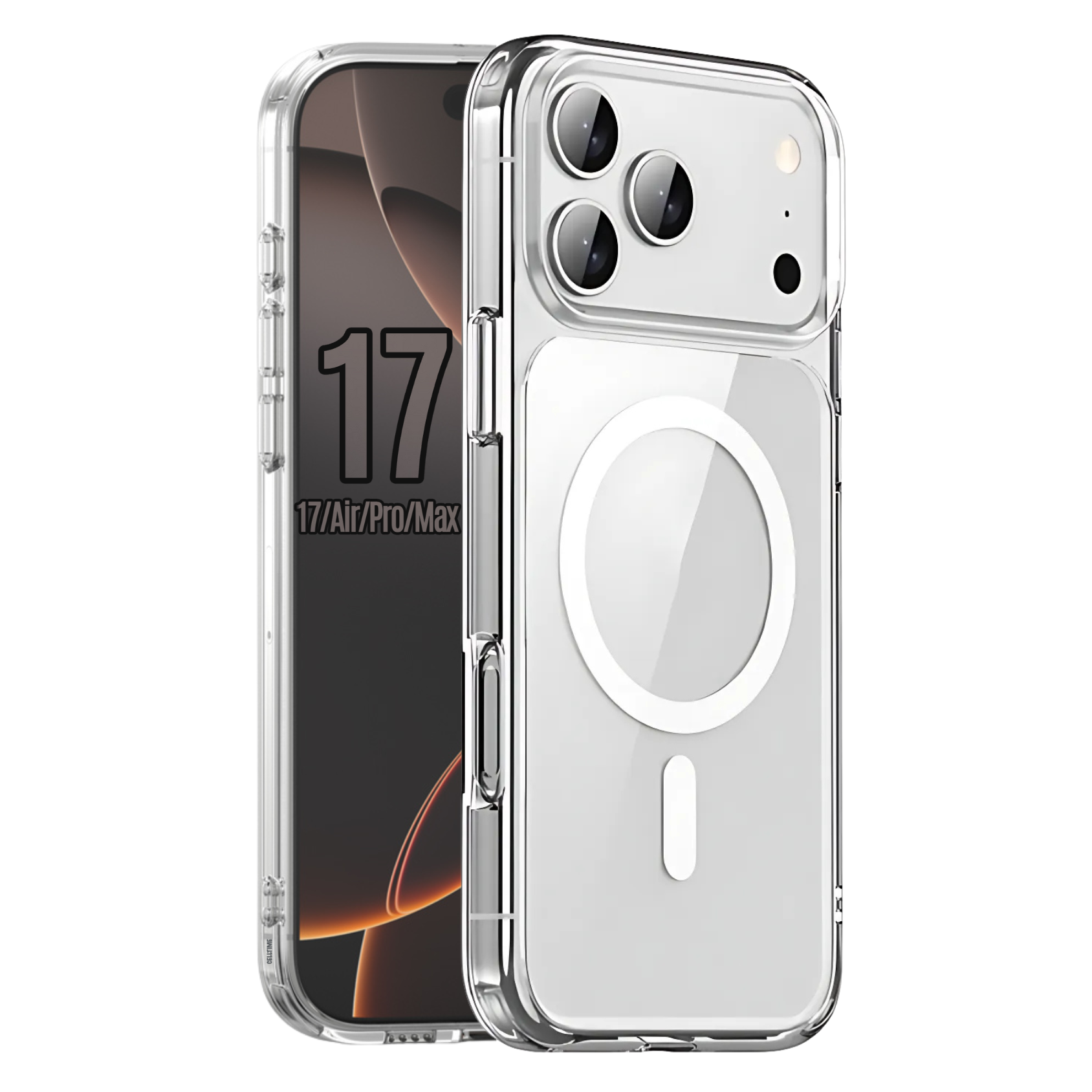 CellTime Case for iPhone 17/ 17 Air/ 17 Pro/ 17 Pro Max Clear MagSafe Cover