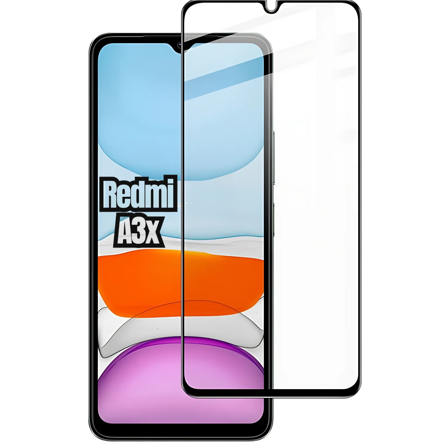 CellTime Tempered Glass Screen Protector for Redmi A3x- 1 Pack
