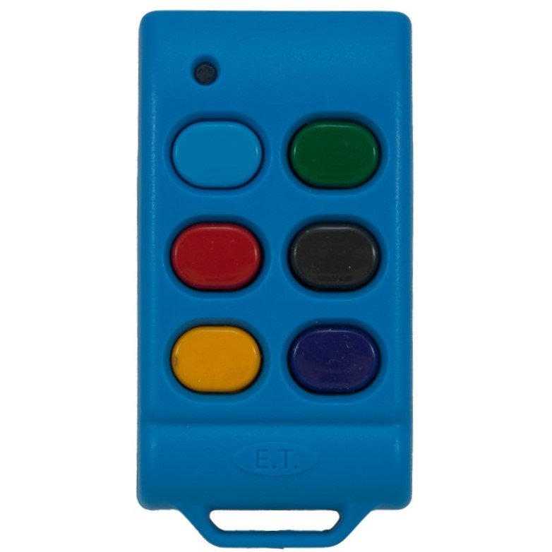 ET Blu 6 button remote transmitter