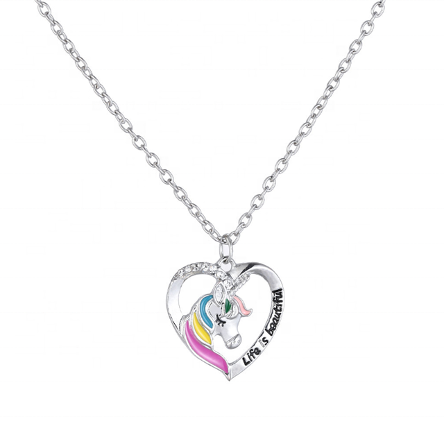 Diva Cute Unicorn Necklace For Kids