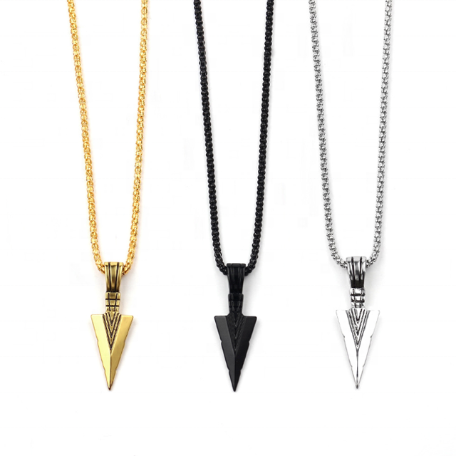 Diva Arrowhead Arrow Energy Necklace