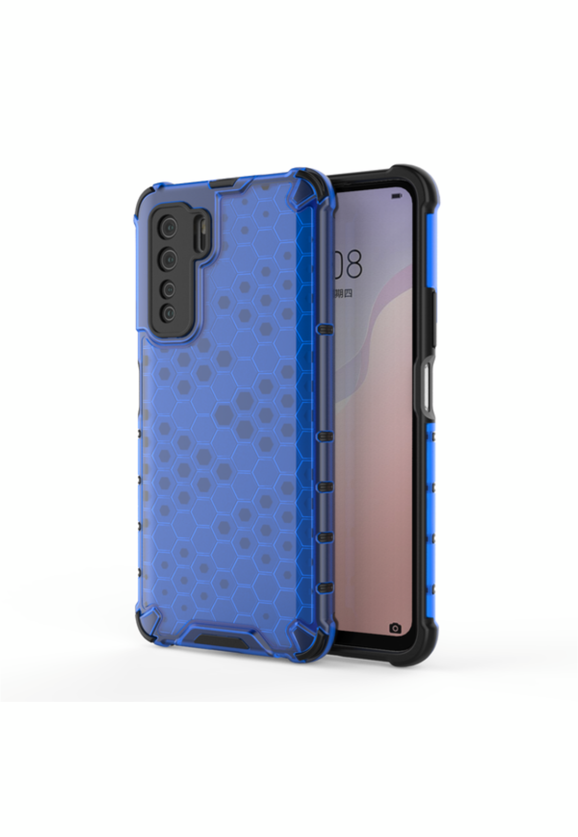 CellTime Huawei P40 Lite 5G Shockproof Honeycomb Cover - Blue