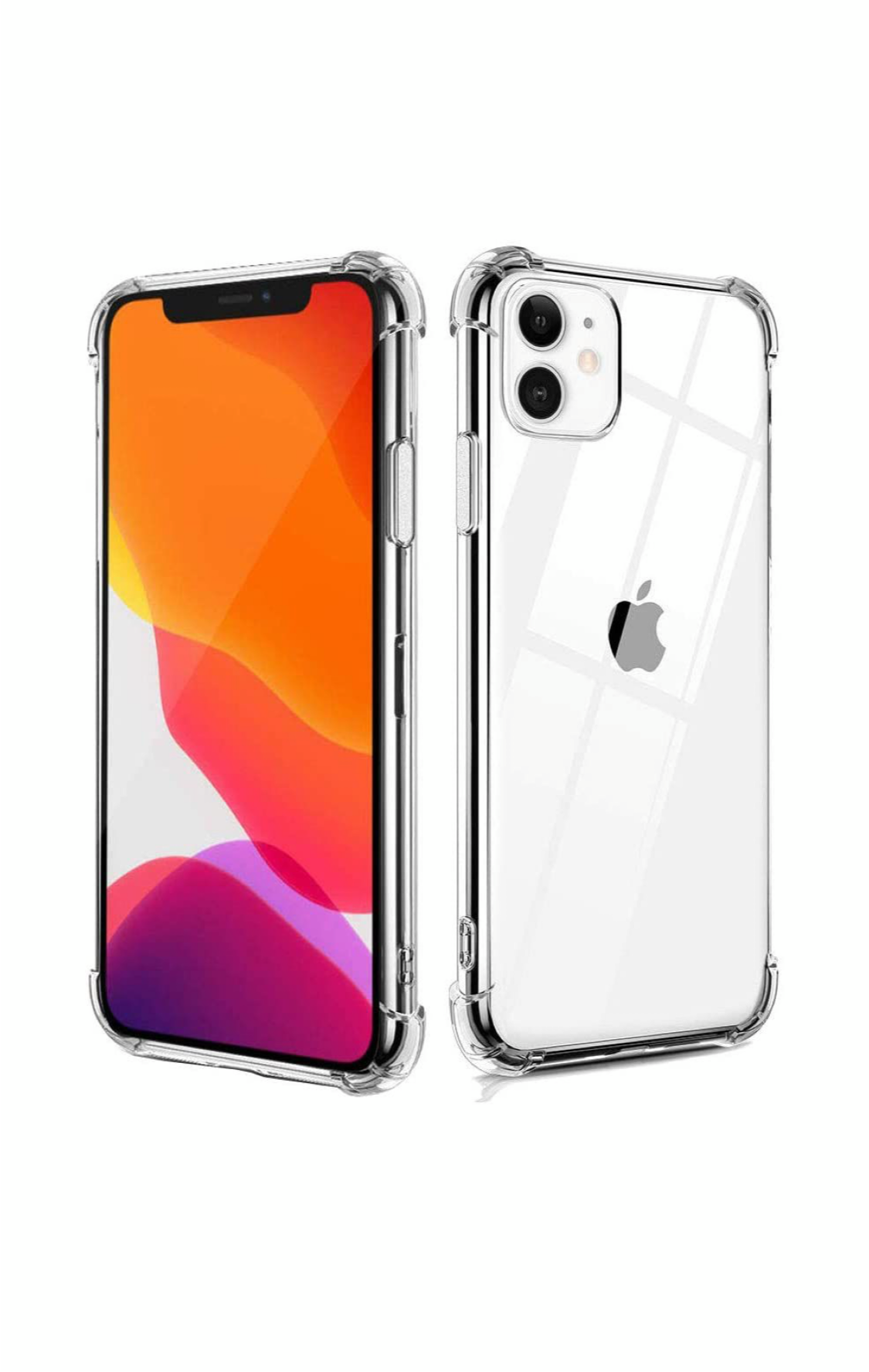 iPhone 11 Clear Shock Resistant Gel Cover With Corner Bumpers