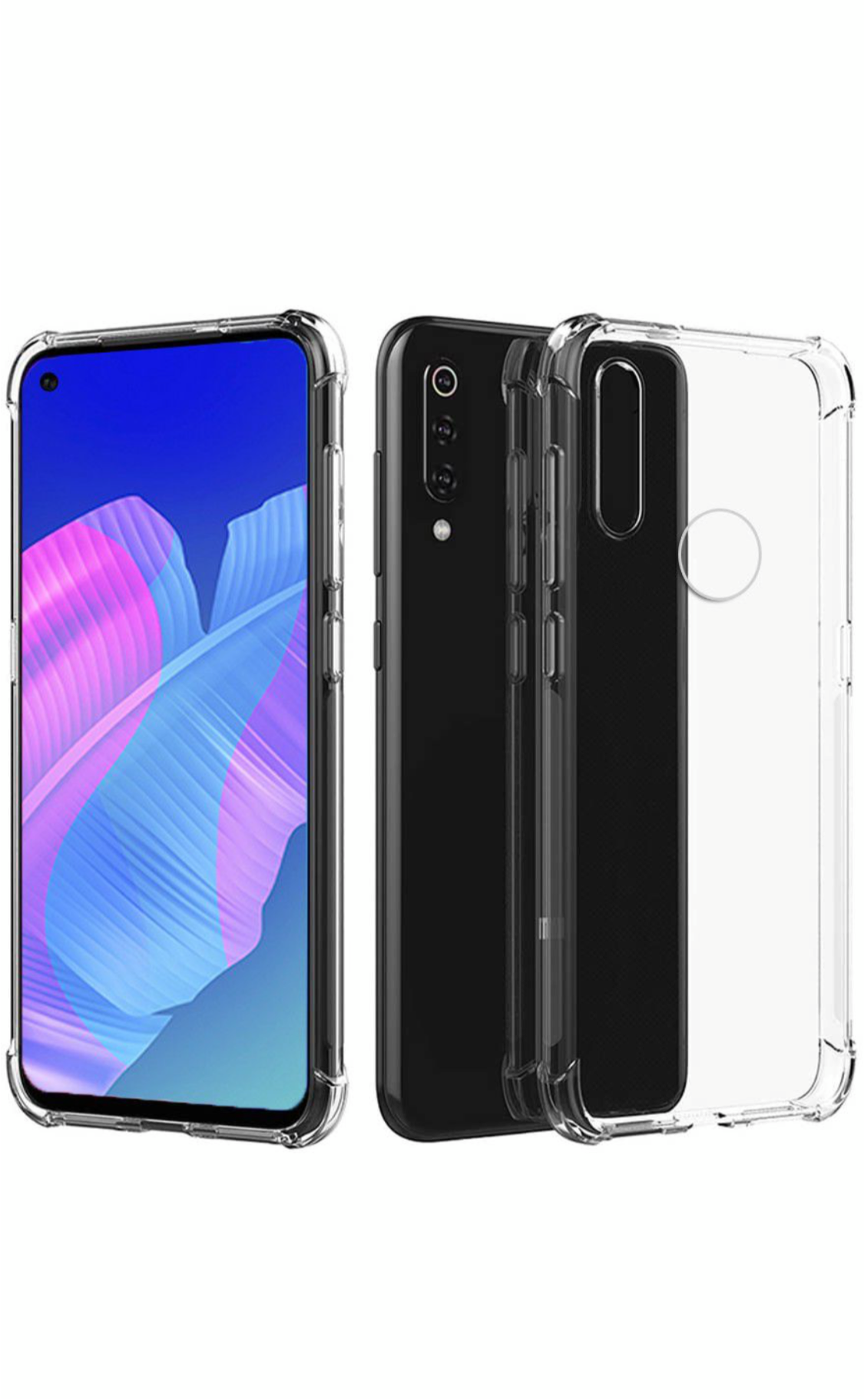 CellTime Huawei Y7P Clear Shock Resistant Armor Cover