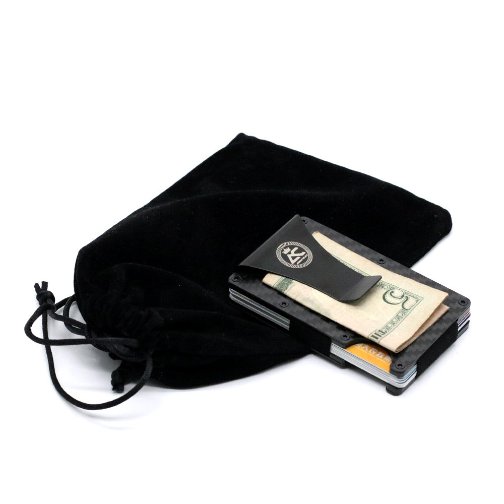 Argent Craft Minimalist Card Holder Wallet - Carbon Fibre