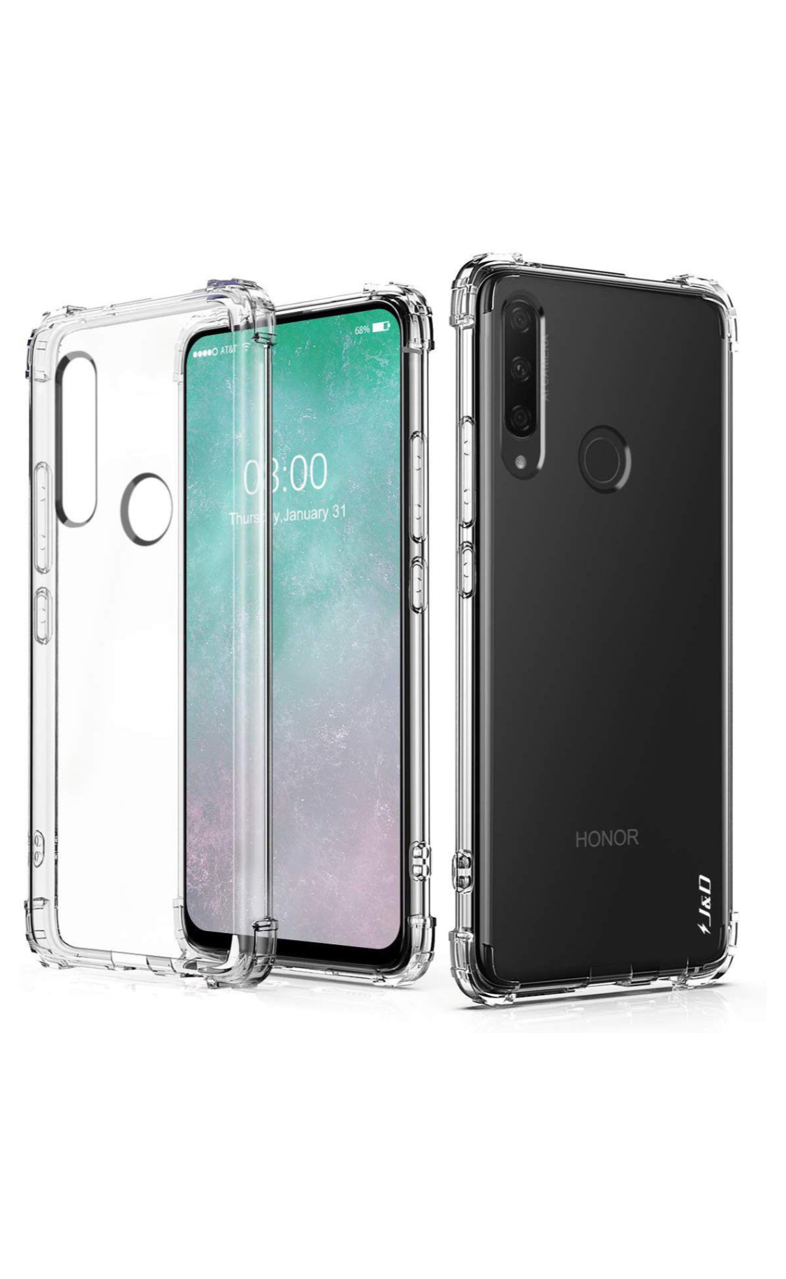 CellTime Huawei Y9 Prime 2019 Clear Shock Resistant Armor Cover
