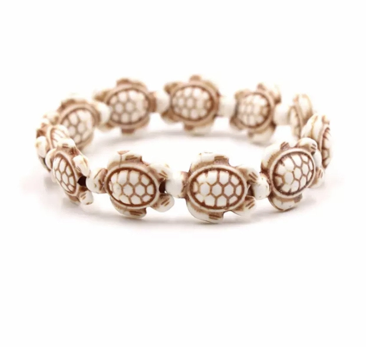 Argent Craft Turtle Strength Bangle (white)