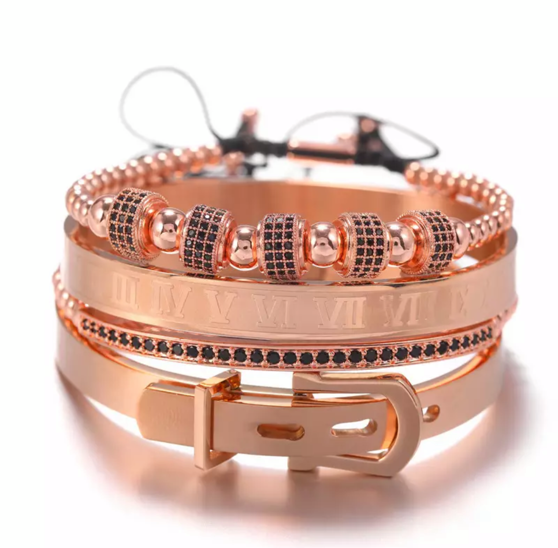 Argent Craft Roman Ruler Belt 4 set (Rose Gold)