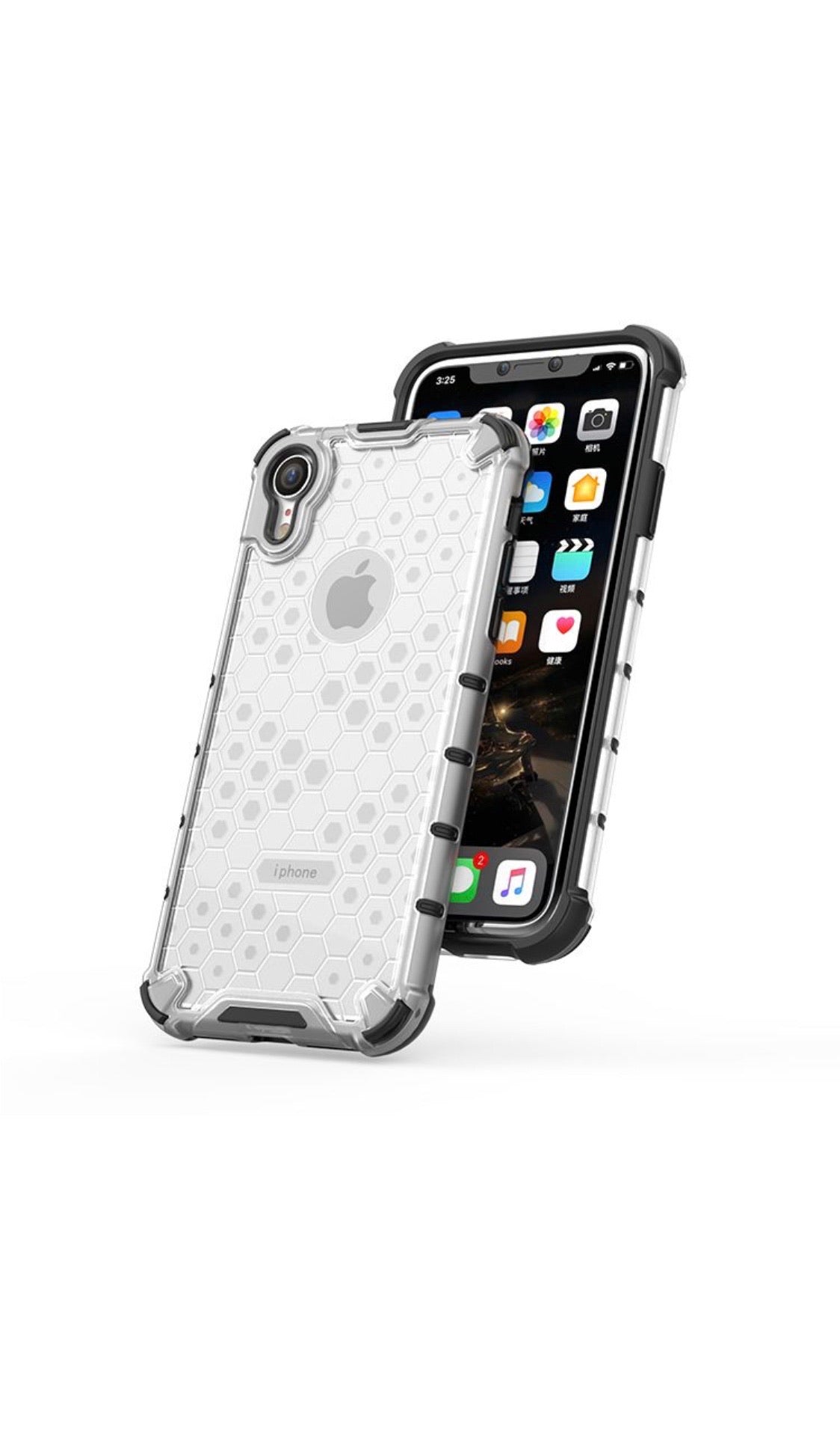 iPhone XR Shockproof Honeycomb Cover