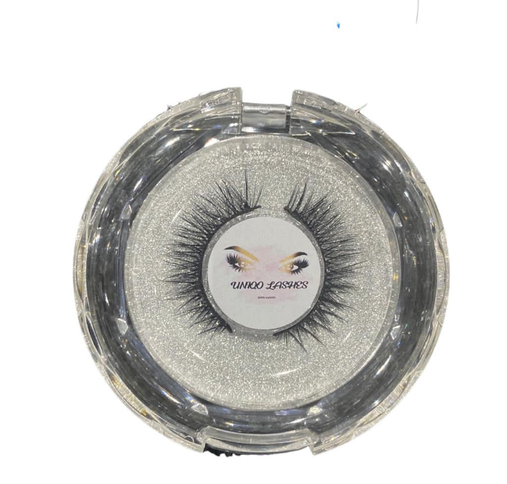Uniqo 3D Mink Fur Eye Lashes - (W-29)