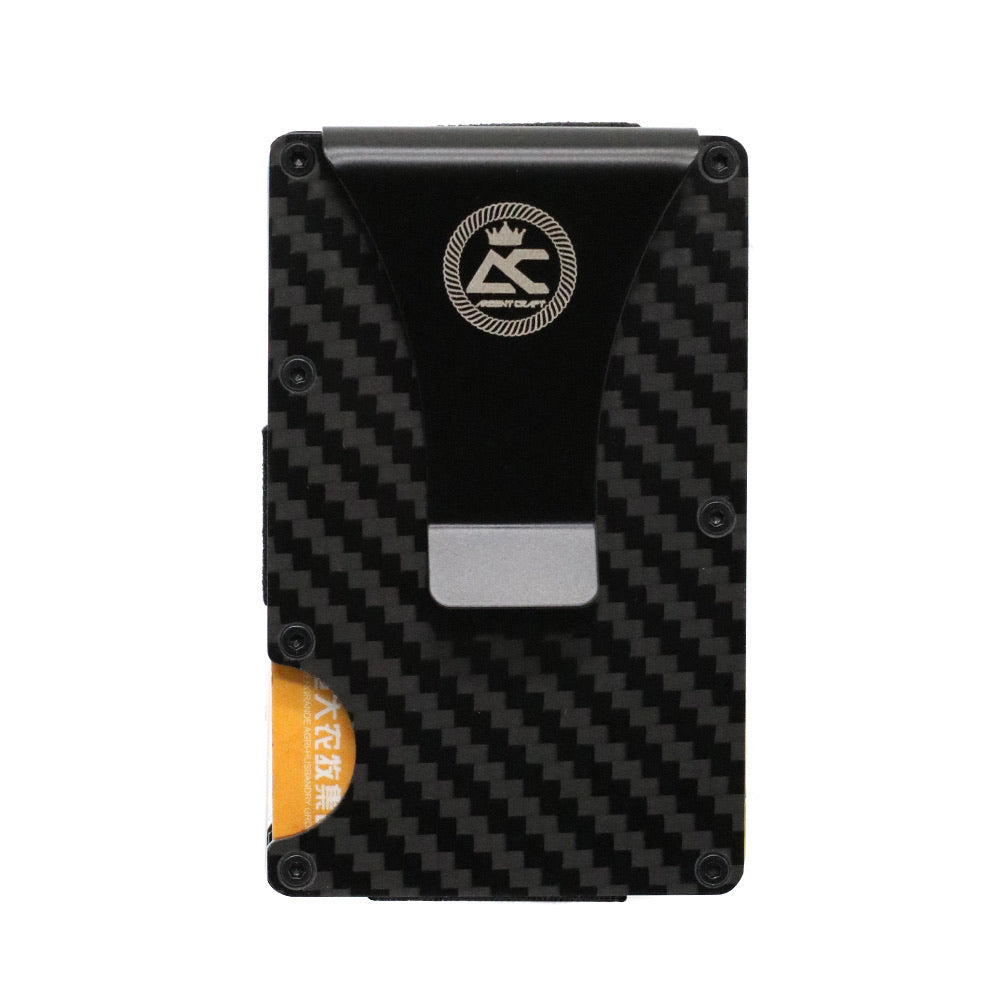 Argent Craft Minimalist Card Holder Wallet - Carbon Fibre