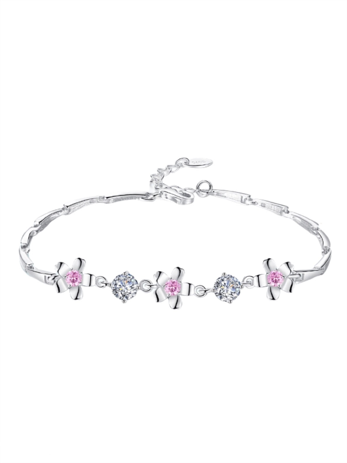 Uniqo Pink Floral Bracelet