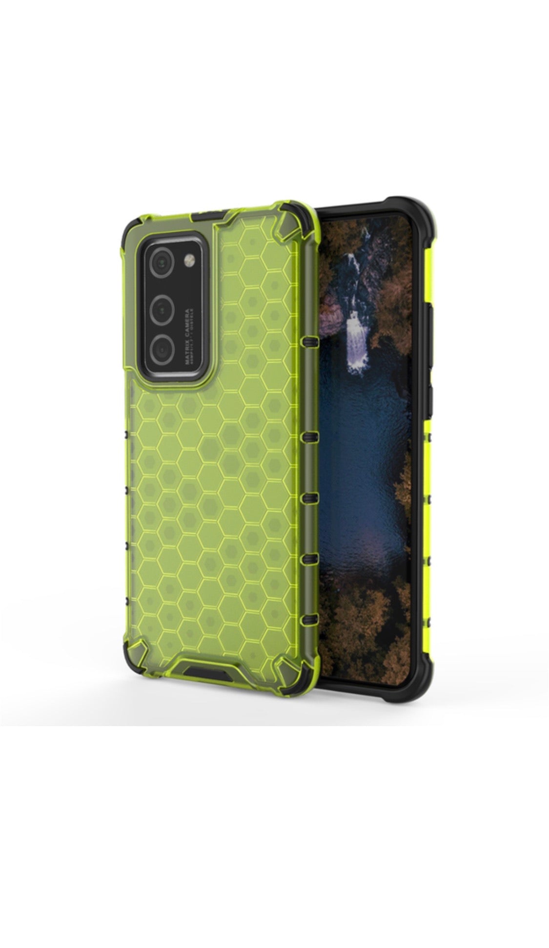 Huawei P40 Shockproof Honeycomb Cover Yellow