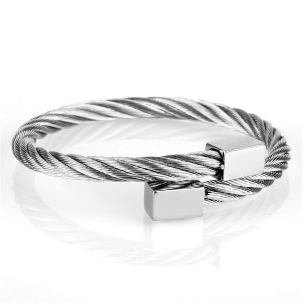 Argent Craft Twisted Cable Bracelet (silver)