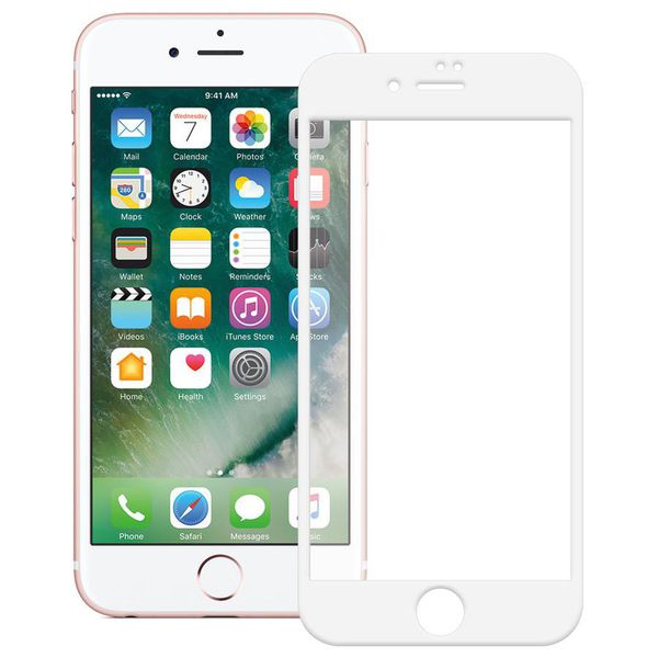 Apple iPhone 8 Tempered Glass Screen Guard Full Glue -White