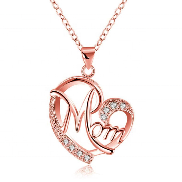 Diva Mom Heart Necklace