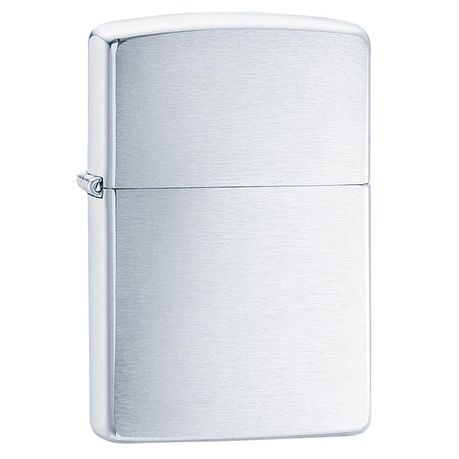 Zippo Lighter - Armor Brushed Chrome