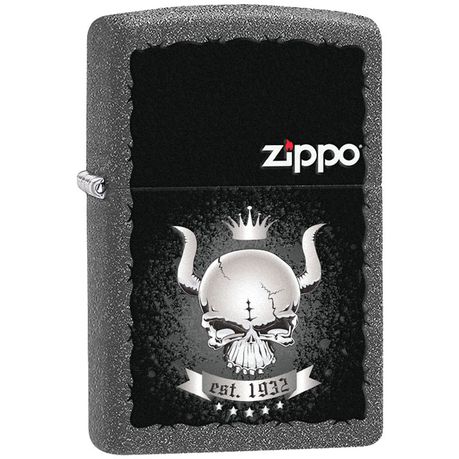 Zippo Lighter - ZL 211 Skull Crown Lighter