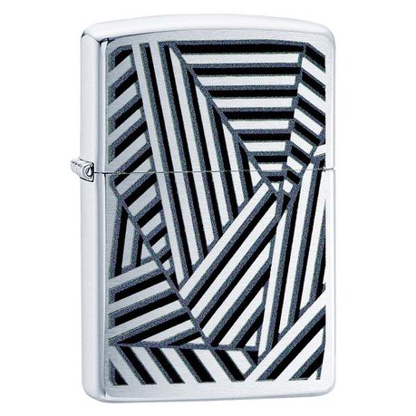 Zippo Lighter 200 Grid Lines Design