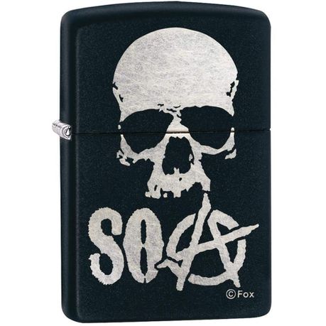 Zippo Lighter - 218 SOA Skull