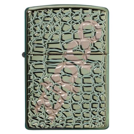 Zippo Lighter - 29525 Chameleon Alligator