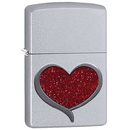 Zippo Lighter - Glitter Heart 29410