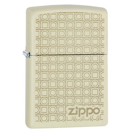 Zippo Lighter 216 Geometric Boxes Design