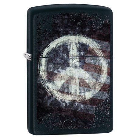 Zippo Lighter - Peace on Flag