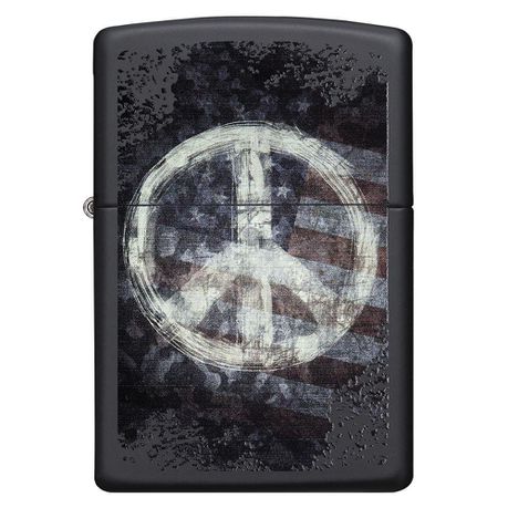 Zippo Lighter - Peace on Flag