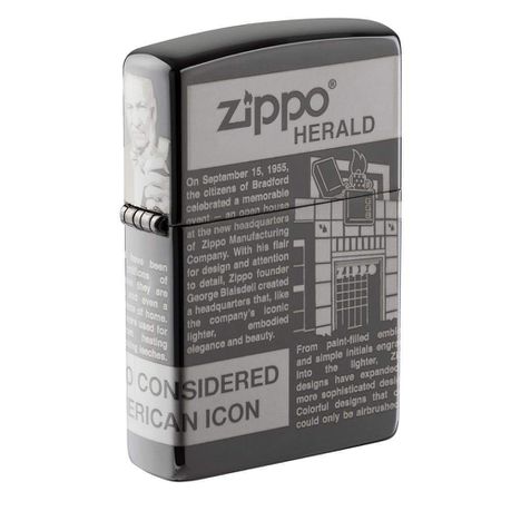 Zippo Lighter - Zippo Newsprint Design