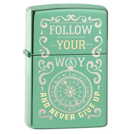 Zippo Lighter - Follow Your Way Design