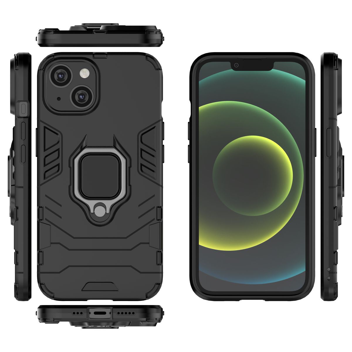 iPhone 14 Shockproof Black Panther Cover