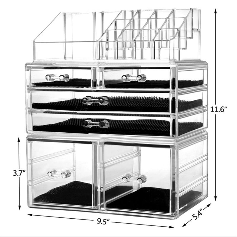 CellTime Acrylic Cosmetic Make-Up Storage Organizer