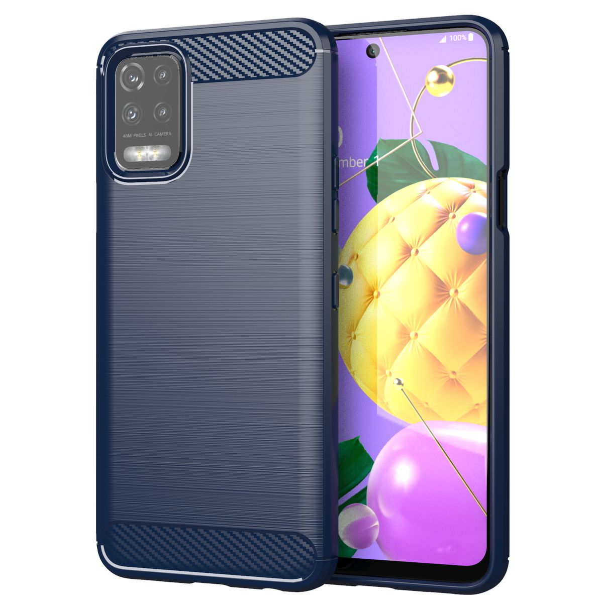CellTime™ LG K42 / K52 Shockproof Carbon Fiber Design Cover