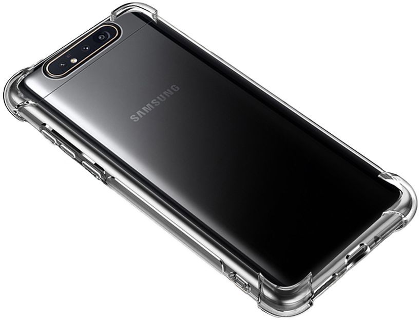 Samsung Galaxy A80 / A90 Clear Shock Resistant Armor Cover