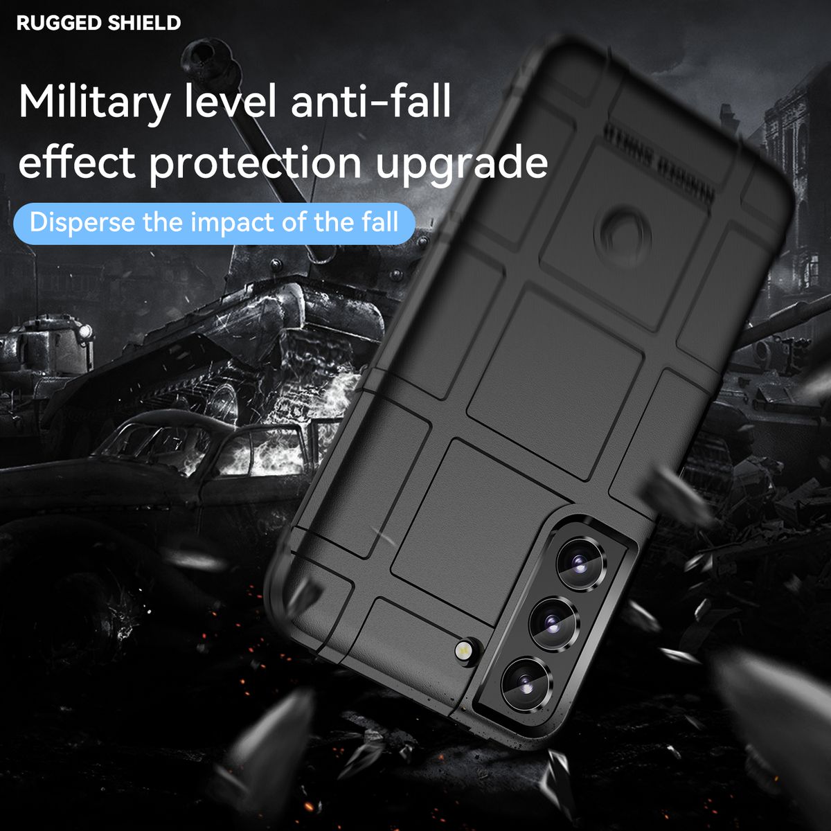 CellTime Galaxy S22 Shockproof Rugged Shield Cover