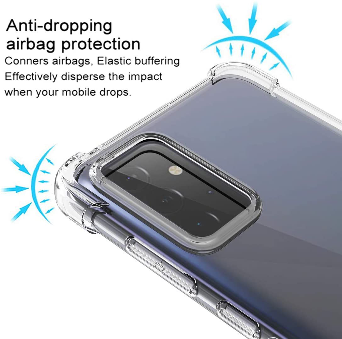 CellTime™ Galaxy A02s Clear Shock Resistant Armor Cover