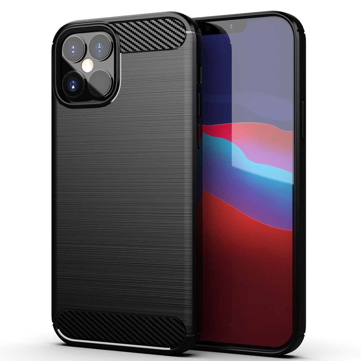 CellTime™ iPhone 12 Mini Shockproof Carbon Fiber Design Cover