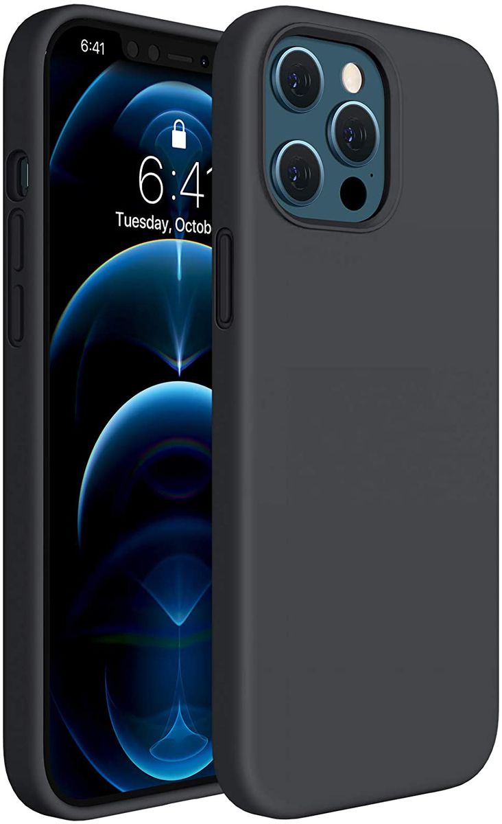 CellTime™ iPhone 12 Pro Max Shockproof Thickened Design Silicone Case with Soft Feel