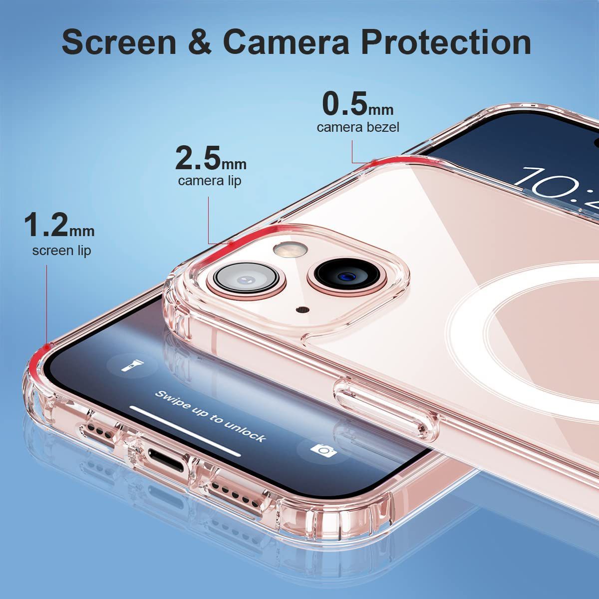 CellTime™ iPhone 13 Clear Shockproof Clear Cover with MagSafe