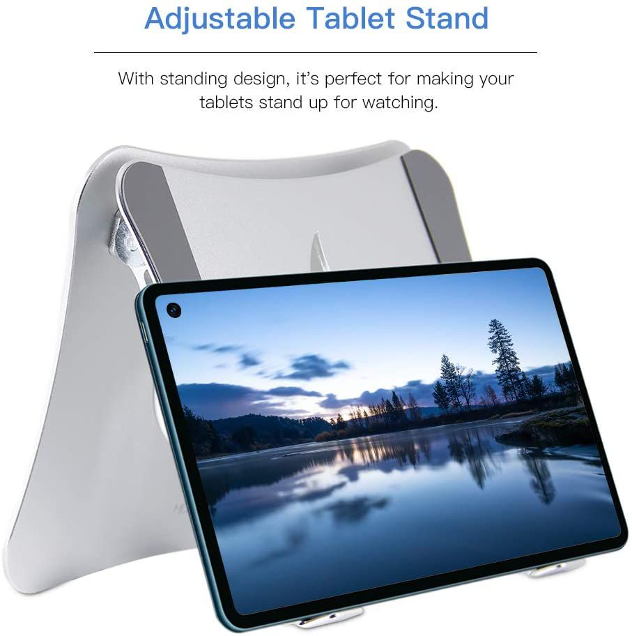 Tablet Desk Riser Ergonomic Height Adjustable Portable Laptop & Tablet Riser Stand