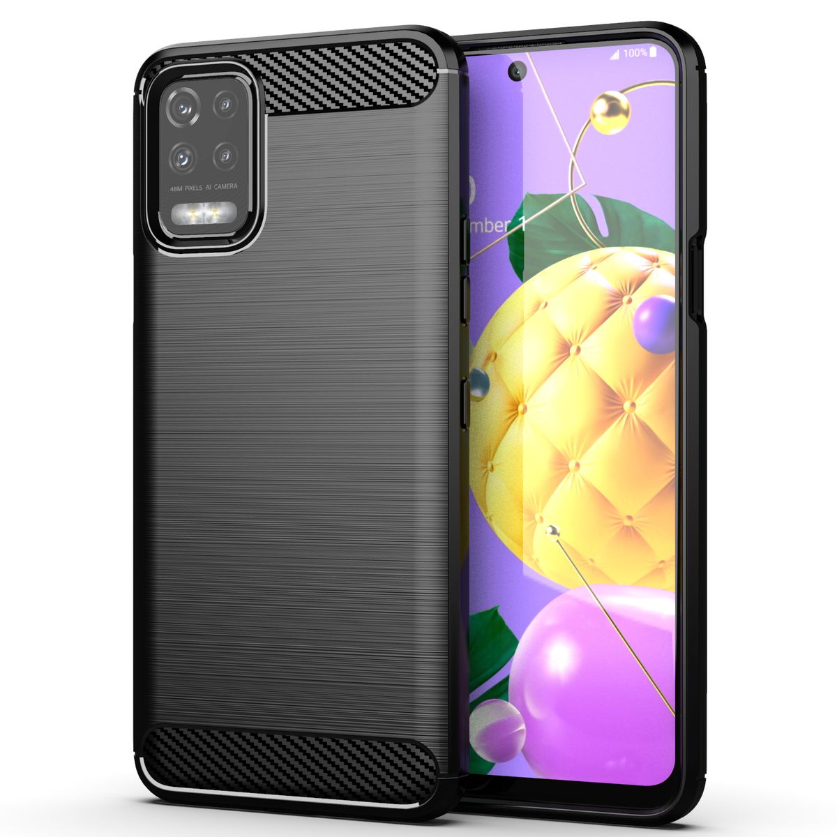 CellTime™ LG K42 / K52 Shockproof Carbon Fiber Design Cover