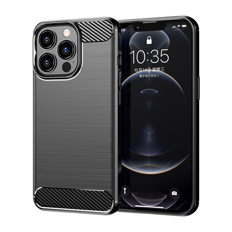 CellTime™ iPhone 13 Pro Max Shockproof Carbon Fiber Design Cover