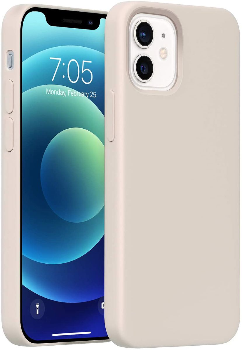 CellTime iPhone 12 Mini Shockproof Thickened Design Silicone Case with Soft Feel