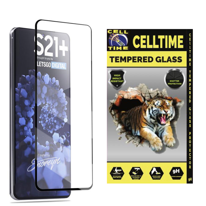 CellTime™ Full Tempered Glass Screen Guard for Galaxy S21 Plus