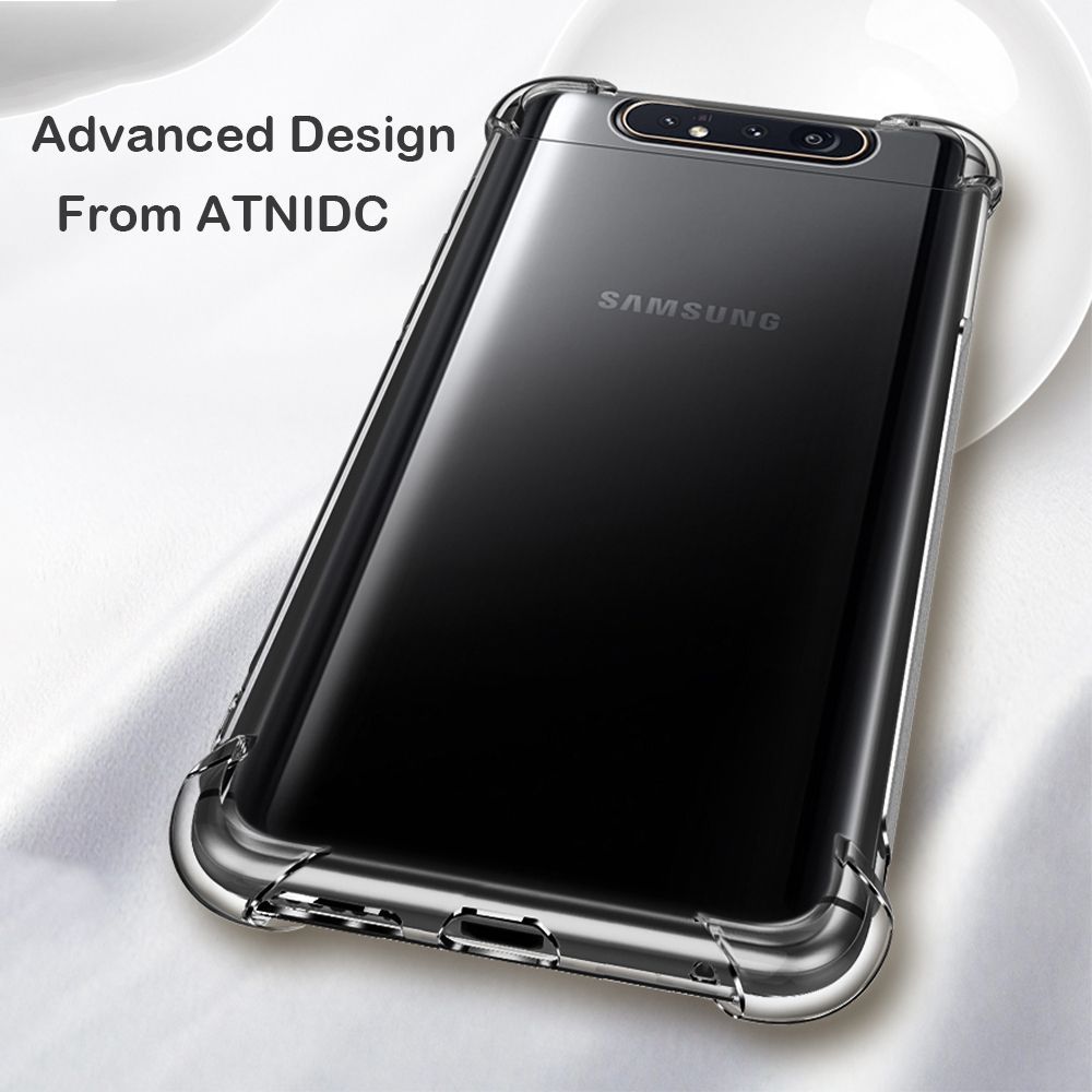 Samsung Galaxy A80 / A90 Clear Shock Resistant Armor Cover